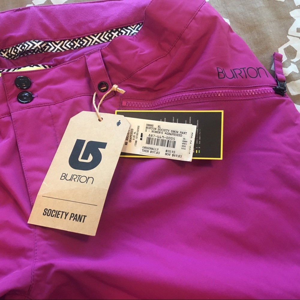 NWT Burton Snow Pants in Grapeseed - XL